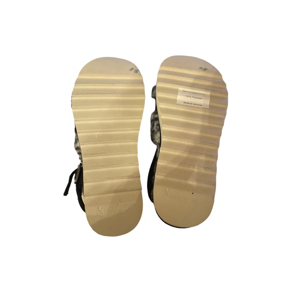 Koolaburra by Ugg fur sandals gray black open toe back strap NWOT size 8 women’s - Picture 3 of 8